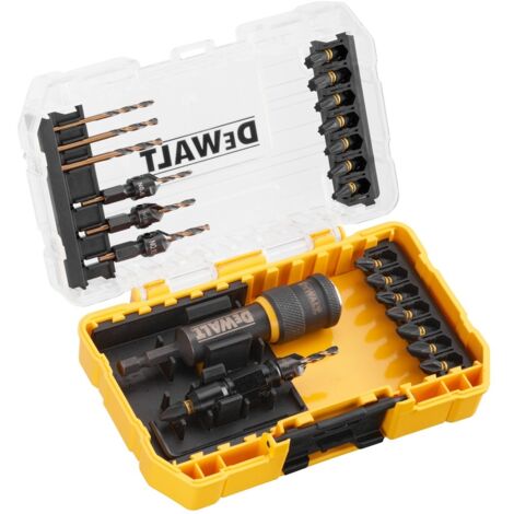 DeWALT Zubehör - Wechseladapter-Set Flip and Drive, mit Zubehör, Tough Case DT70779T
