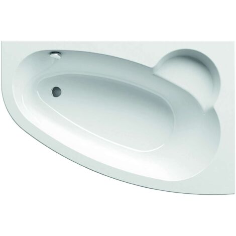 Ravak Asymmetric - Asymmetrische Badewanne 160 R, 160x105 cm, rechts, weiß C471000000
