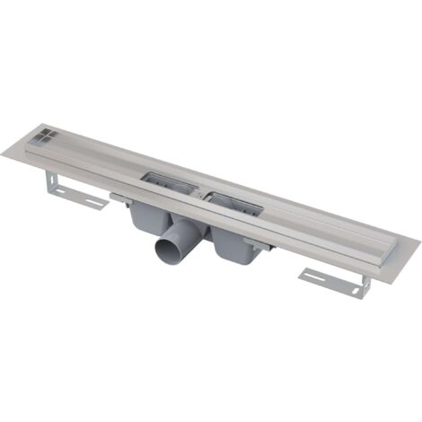 Alca - Duschrinne 95 cm, mit Rand für perforierten Rost, Edelstahl APZ1-950 (1/3)