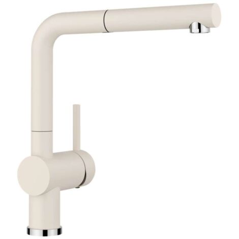 Blanco Linus S - Spültischarmatur mit ausziehbarem Auslauf, softweiß 526959