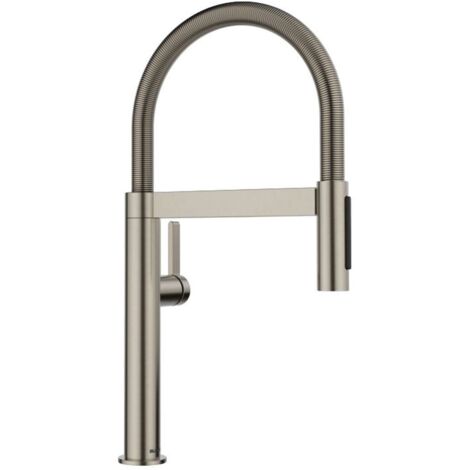 Blanco Culina S - Spültischarmatur mit flexiblem Arm und Brause, Platin 527703