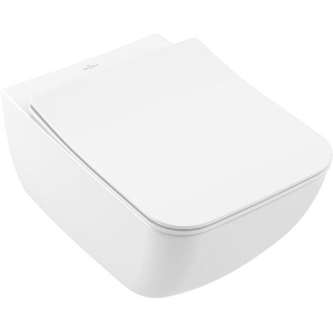 Villeroy & Boch Venticello - Wand-WC,SoftClosing, DirectFlush, CeramicPlus, alpinweiß 4611RLR1 (1/5)