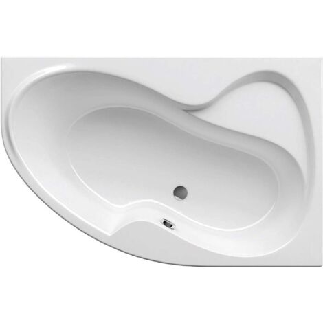 Ravak ROSA II Eckbadewanne Rechtsausrichtung 150x105 cm Acryl, Weiß (RO1500NEWP)