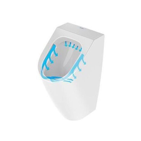 Duravit ME by Starck - Pissoir, Anschluss hinten, Rimless, weiß 2812300000