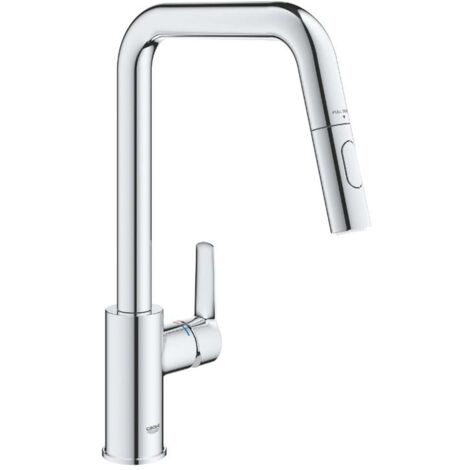 Grohe QuickFix Start - Spültischarmatur mit ausziehbarer Brause, Chrom 30631000