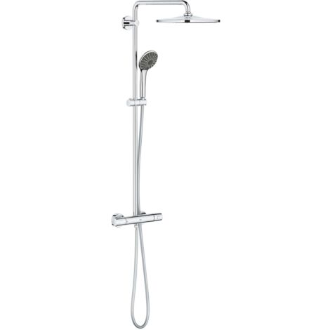 Grohe Vitalio Joy - Duschset 310 mit Thermostat für die Wand, Chrom 26400001