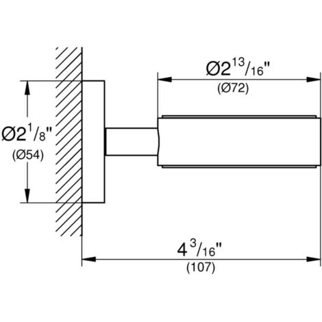 Grohe Essentials - Halter für Becher / Seifenspender, Hard Graphite gebürstet 40369AL1