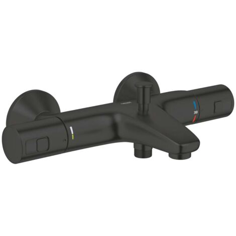 Grohe QuickFix Precision Start - Thermostat-Badewannenarmatur, schwarz matt 345982430