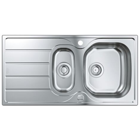 Grohe Abwäschen - Spülbecken K200, 97x50 cm, gebürsteter Edelstahl 31564SD1