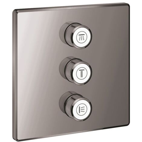 GROHE 29127A00 3-fach UP-Ventil Grohtherm Smart Control 29127 eckig FMS hard graphite