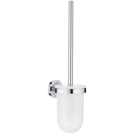 Grohe QuickFix Start - WC-Bürste zur Wandmontage, mit Halter, Glas/Chrom 41185000