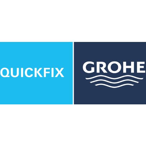 Grohe QuickFix Start Cube - Doppel-Handtuchhalter, Länge 44 cm, Supersteel 40976DC0