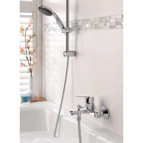 Grohe Vitalio Start - Duschkopf 100, 2 Strahlarten, 5,7 l/Min, Chrom 27946000