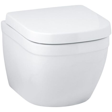 Grohe Euro Ceramic - Wand-WC kompakt, Rimless, Triple Vortex, Alpinweiß 39206000