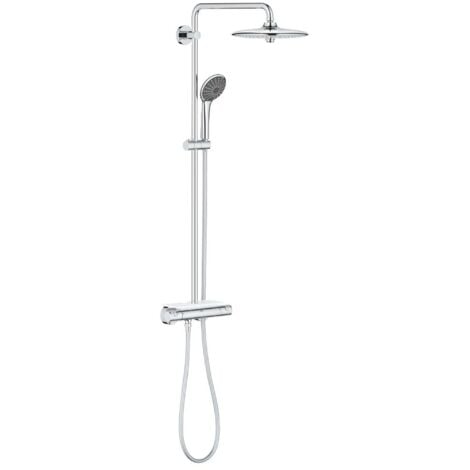 Grohe Vitalio Joy - Brauseset 260 mit Thermostat, 3 Strahlarten, Chrom 26403001