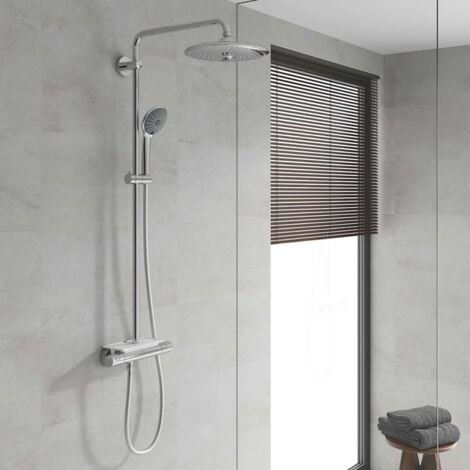 Grohe Vitalio Joy - Brauseset 260 mit Thermostat, 3 Strahlarten, Chrom 26403001