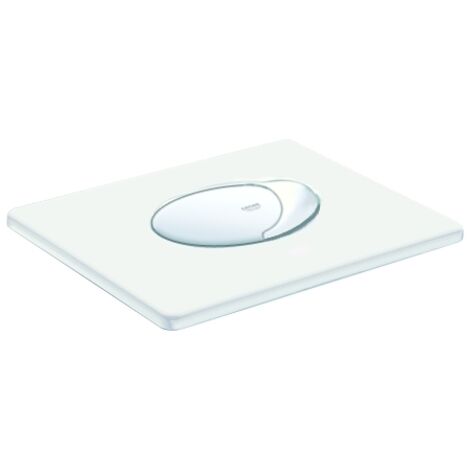 Betätigungsplatte Skate Air – alpinweiß – für 2 Spülmengen – horizontale Montage – aus ABS – 156 x 197 mm – GROHE EcoJoy (1/5)