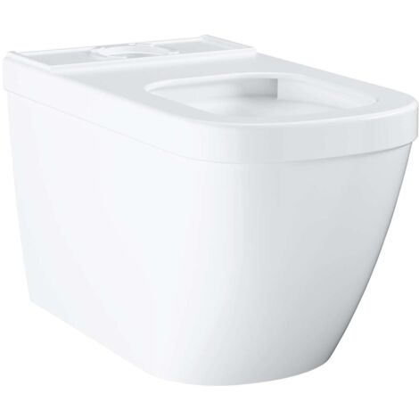 Grohe Stand-Tiefspül-WC Euro Keramik, Abgang universal, spülrandlos, ohne Spülkasten, aus Sanitärkeramik, Alpinweiß