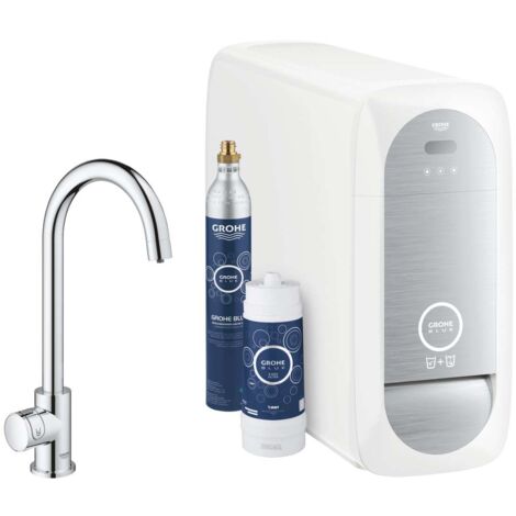Grohe Blue Home - Spültischventil Mono Connected mit Kühleinheit und Wasserfilter, verchromt 31498001 (1/5)