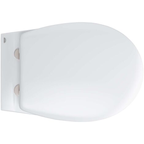 Grohe Bau Ceramic - Wandklosett mit WC-Sitz SoftClose, Rimless, Alpinweiß 39351000