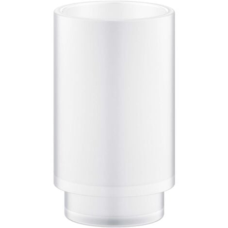 Grohe Selection - Becher, Glas / weiß 41029000
