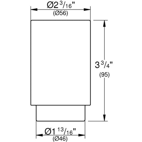 Grohe Selection - Becher, Glas / weiß 41029000