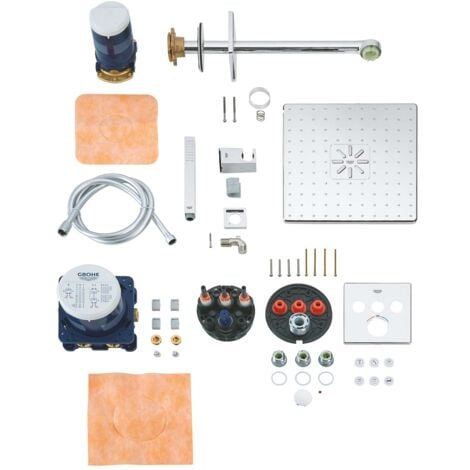 Duschsystem GROHE Grohtherm SmartControl mit Rainshower 310 SmartActive Cube 34706000