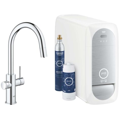 Grohe Blue Home - Spültischarmatur Connected, mit Kühleinheit und Wasserfilter, verchromt 31541000 (1/5)