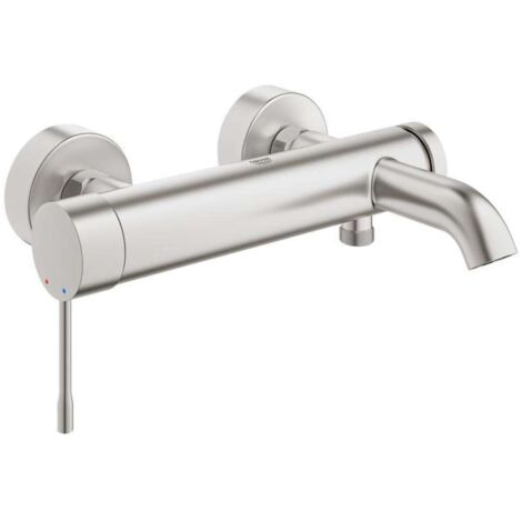 Grohe Essence - Badewanne Einhebelmischer, SuperSteel 33624DC1