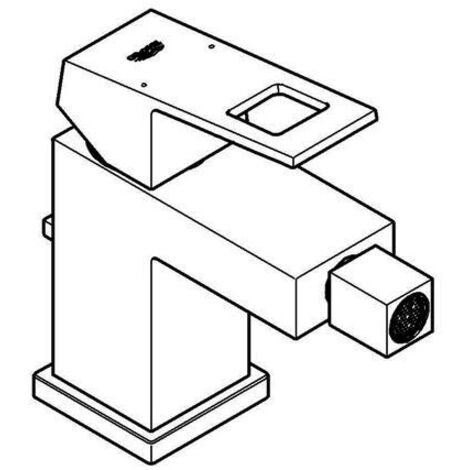 Grohe Eurocube - Bidet-Einhebelmischer, verchromt 23138000