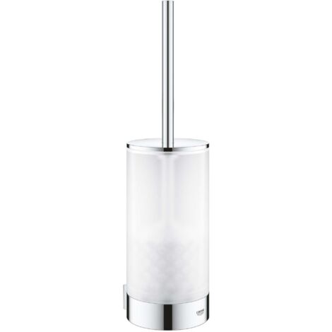 Grohe Selection - Toilettenbürstengarnitur, Glas / verchromt 41076000