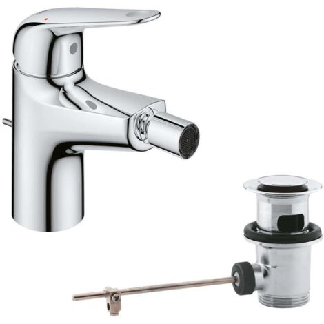 Grohe Swift - Bidetarmatur mit Ablaufgarnitur, Chrom 24332001