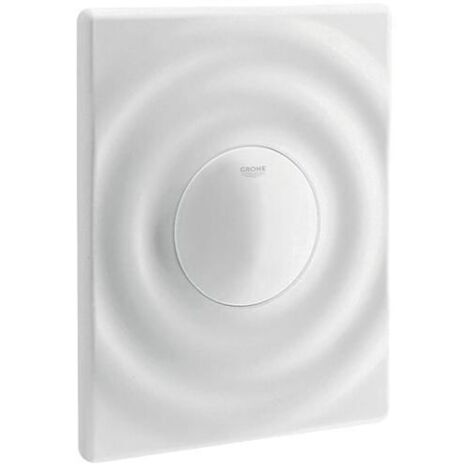 Grohe WC-Betätigung Surf 156x197mm mit Druckknopfbetätigung, Alpinweiß