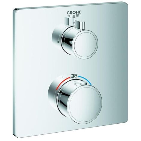 Grohe Grohtherm - Thermostat-Duscharmatur - Unterputz, verchromt 24078000