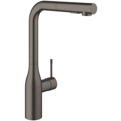 Grohe Essence - Spültisch Einhebelmischer, Hard Graphite gebürstet 30270AL0