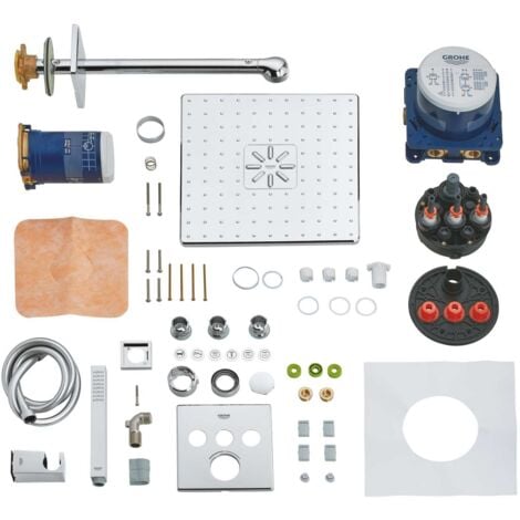 Grohe SmartControl Perfect - Duschsäule mit Unterputzarmatur, verchromt 34712000