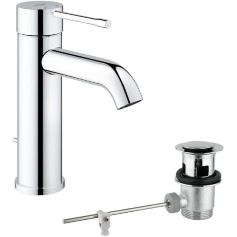 Grohe Essence - Waschtisch Einhebelmischer mit Ablaufgarnitur, verchromt 23589001