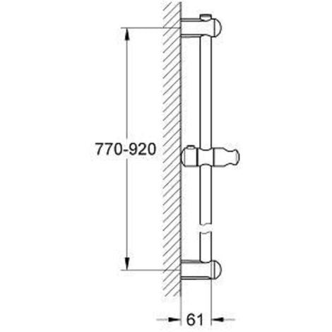 Grohe Euphoria - Duschstange 90 cm, verchromt 27500000