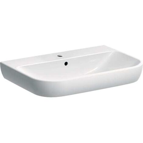 Geberit Smyle Waschtisch 500248, 70x48cm, mit Hahnloch und