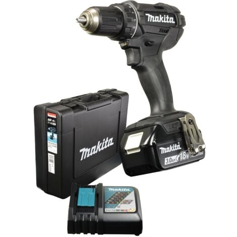Makita Werkzeug - 18V Akku-Bohrschrauber, 2x 3,0 Ah Akku, Ladegerät DDF482RFEB