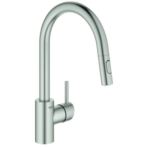 GROHE Concetto Einhand-Spültischbatterie, Ausladung 223mm, hoch,