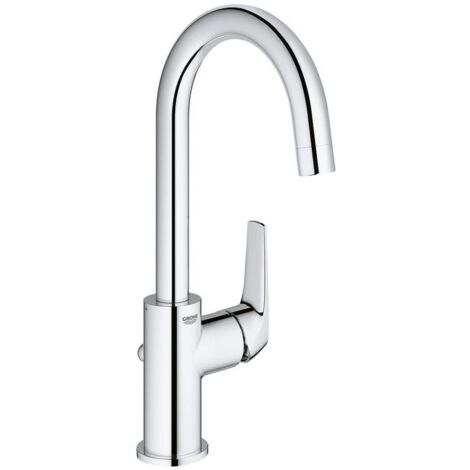 Grohe BauFlow - Waschtischarmatur mit Ablaufgarnitur, verchromt 23753000