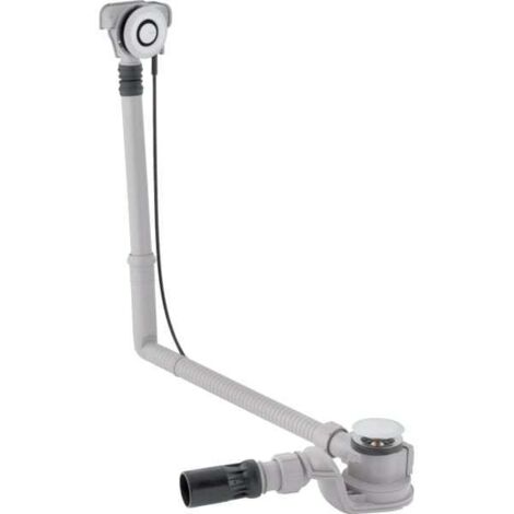 Geberit Zubehör - Ab- und Überlaufgarnitur für Badewannen, PushControl-Exzenterbedienung, Länge: 500 mm, verchromt 150.751.21.6 (1/5)