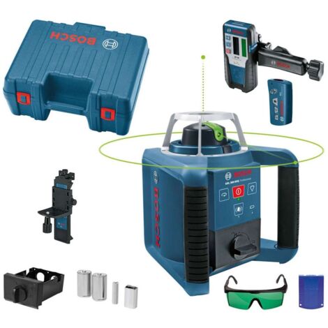 Bosch Rotationslaser GRL 300 HVG inkl. RC1, WM4, Koffer und LR1G