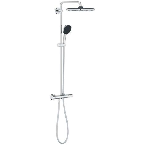 Grohe Vitalio Comfort - Brauseset mit Thermostat, Durchmesser 25 cm, Chrom 26697001