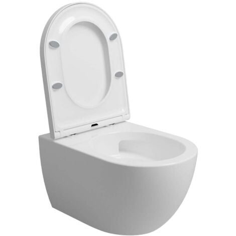 Geberit Duofix - Set Vorwandelement, WC Oudee Vortex mit Softclose-Sitz und Delta50-Betätigungsplatte, schwarz matt SANI11CA5149