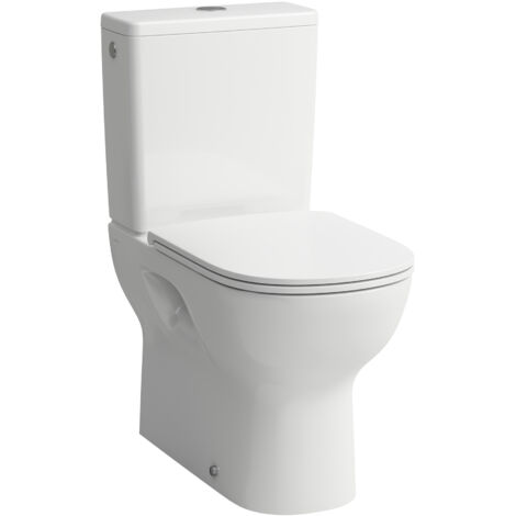 Laufen Lua - WC-Kombiset, Rimless, Vario-Abgang, weiß H8240810000001 (1/4)
