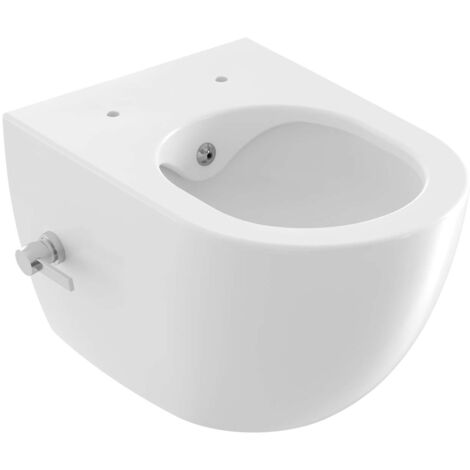 Ravak Chrome - Wand-WC mit Bidet-Dusche, RimOff, weiß X01912