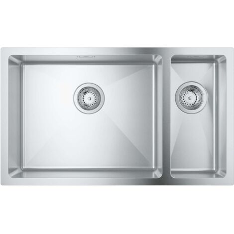 Grohe Abwäschen - Spülbecken K700 mit Ablauf, 76x45 cm, gebüsteter Edestahl 31575SD1