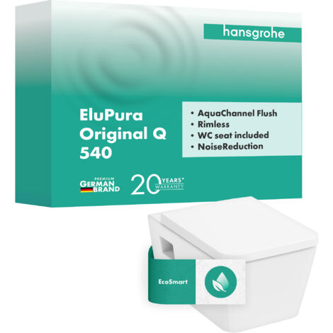 hansgrohe EluPura Original Q Wand-WC Set, 365x540mm, AquaChannel